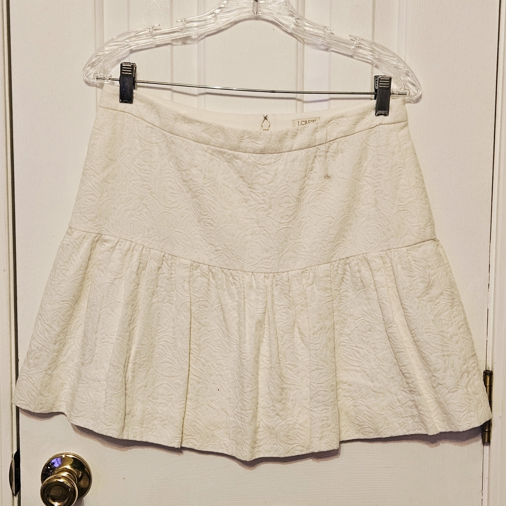 J. Crew Textured Cotton Skirt Size 6